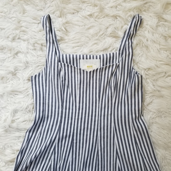 Anthropologie Maeve Fowler Striped Midi Dress - Picture 5 of 11